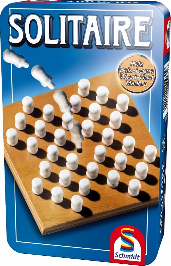 Thumbnail - Schmidt Spiele 51231 Solitaire, Mitbringspiel In Der Metalldose, Ab 8