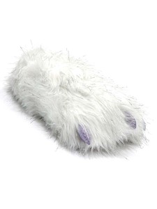 womens purple fuzzy slippers