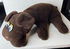 Vintage Pound Puppy Plush Dark Brown Tonka 1980s 18" GREAT