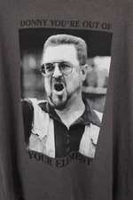 THE BIG LEBOWSKI JOHN GOODMAN "DONNY YOU'RE OUT OF YOUR ELEMENT" TS SZ: 3XL NWT