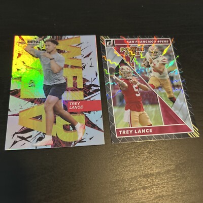 TREY LANCE 2021 Metal Universe ARM WELD #AW16 & 2022 Donruss POWER #PP3 (d8)