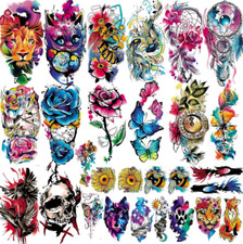 Tatuajes Delicados Temporales Para Mujer Resistente Al Agua Woman Ninas 28 Hojas