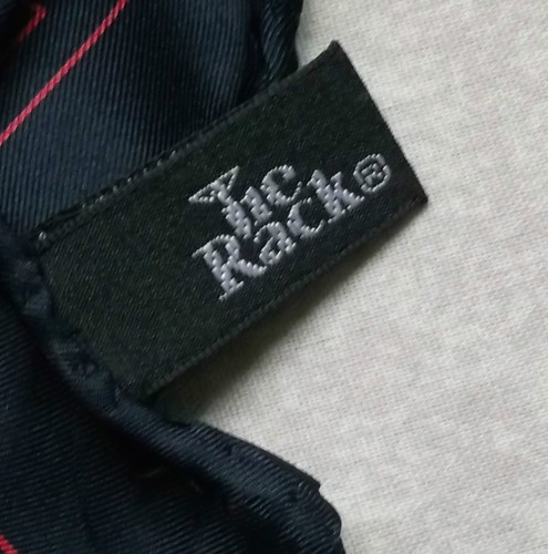 polka dot handkerchief hankie vintage silk navy blue red tie