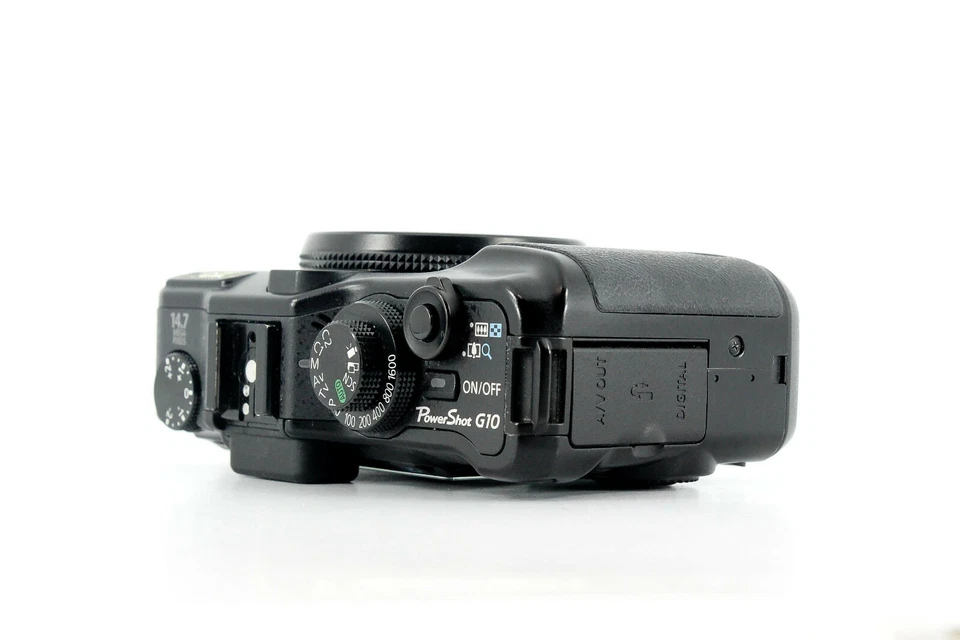 Canon PowerShot G10 14.7MP Digital Camera - Black - Bild 4 von 4