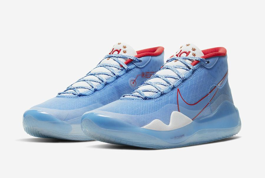 Nike Zoom KD 12 Don C All-Star Chicago Stars Blue White Nike Zoom KD 12 Don C All-Star Chicago Stars Blue White