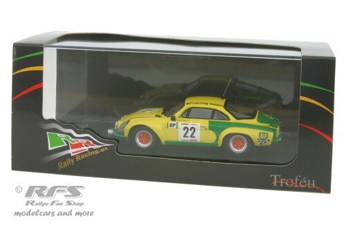 Alpine Renault A110 4 Rallye d'Ypres 1974 Pedro - Symens Trofeu Alpine Renault A110 4 Rallye d'Ypres 1974 Pedro - Symens Trofeu
