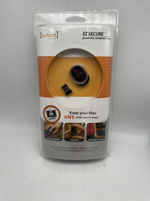 VuPoint EZ Secure Keychain USB Proximity Computer Lock SK-MT01-VP-V1T1