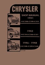 1941-1948 Chrysler All Models Factory Shop Service Manual