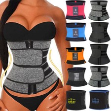 Waist Trainer TRimmer Neoprene Sweat Belt Body Shaper Tummy Control Sauna Girdle