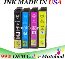 4PK 212 T212XL Ink Cartridge Replacement for WF-2830 WF-2850 XP-4100 XP-4105