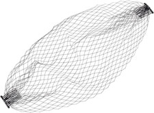 FINGERINSPIRE Bridal Birdcage Veil - Black Nylon Fascinator Mesh Face Veil with