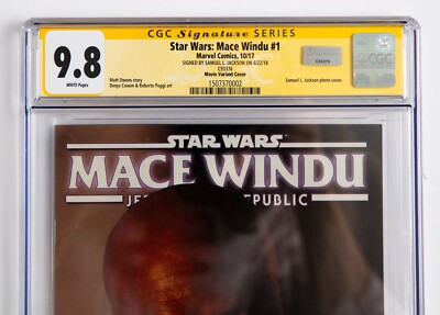 Samuel L. Jackson Star Wars Auto Signed CGC SS 9.8 Mace Windu | eBay