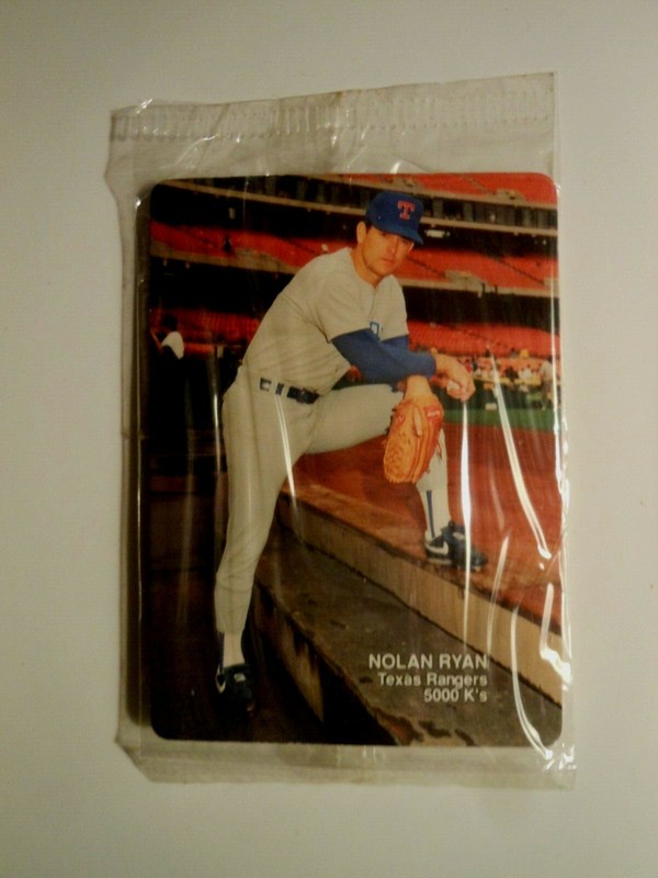 1990 MOTHER'S COOKIES CARD 5,000 K SET  #2 of 4 NOLAN RYAN  TEXAS RANGERS sealed