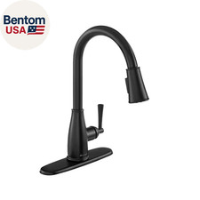 Fairhurst Single-Handle Pull-Down Sprayer Kitchen Faucet in Matte Black