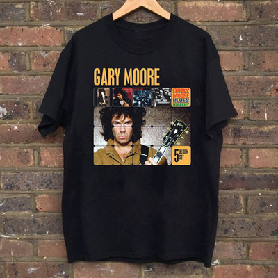 Gary Moore  Blues 5 Album Set T Shirt Full Size S-5XL