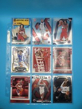 BUB CARRINGTON - 2024-25 Panini Rookie Card Lot Of (9) - Washington Wizards - RC