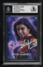 BAS 2023 The Marvels Promos Iman Vellani as Kamala Khan BGS Authentic Auto ow6