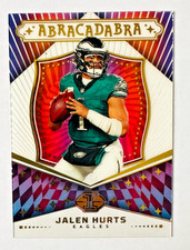 2024 Panini Illusions Jalen Hurts Acetate Card #3 Abracadabra Insert Eagles Star