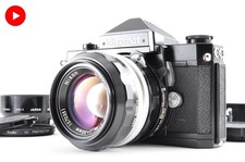[Exc+5] Nikon Nikomat FTN 35mm SLR Black NIKKOR-S.C Auto 50mm f/1.4 Lens #2106