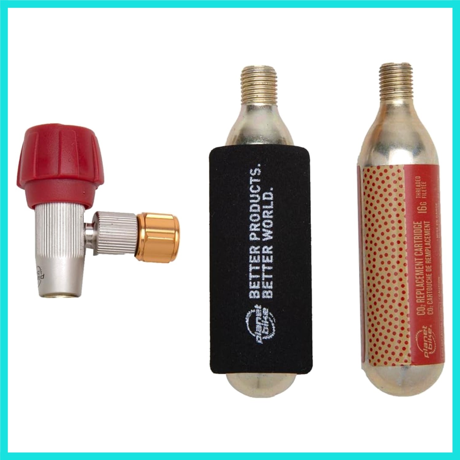 Red Zeppelin CO2 Bike Tire Inflator