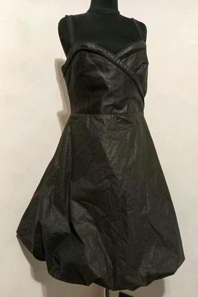 Women Patrizia Pepe Dress Black Cotton 36