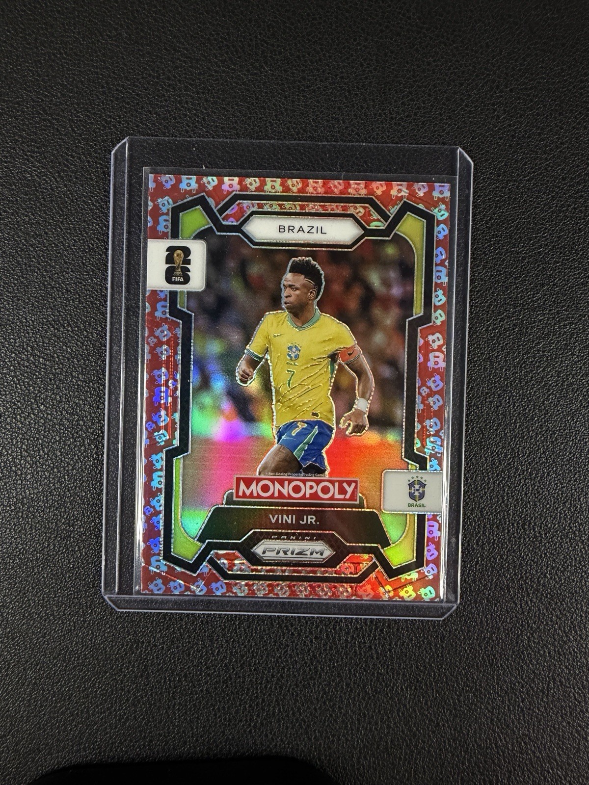2026 Panini Prizm Monopoly World Cup Vini Jr Free Parking Brazil #14