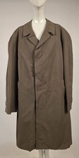 PRISTINE VINTAGE BURBERRY MEN  S GABARDINE TRENCH COAT W LABELS NWOT