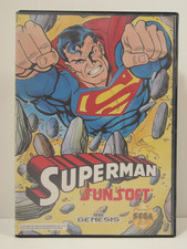 Superman Case SEGA Genesis Authentic BOX ONLY