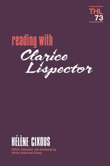 Reading With Clarice Lispector by Helene Cixous (Paperback Book)