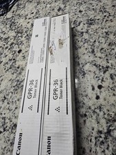Two Canon Genuine Toner GPR-36 - Black
