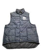 Pla-Jac by Dunbrooke Vintage Puffer Vest Men's Blue Large Kerkstra Precast READ
