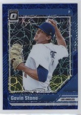 2024 Panini Donruss Optic Blue Velocity Prizm Gavin Stone #49 00jz