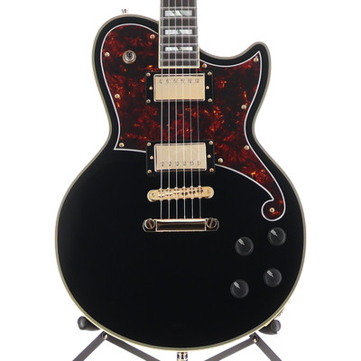 D'angelico Deluxe Atlantic - Solid Black, Expert Setup (P9) (01001)