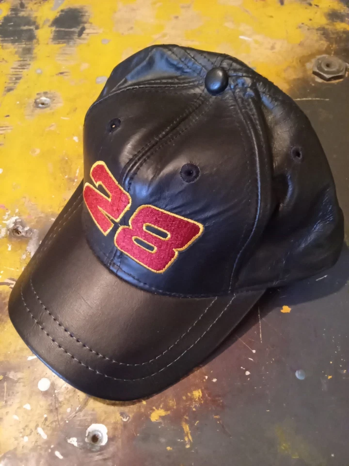 Ernie Irvin Davey Allison De Colección Años 90 NASCAR Cuero SnapBack Ball Hat Gorra EE. UU. Foto 2 de 4