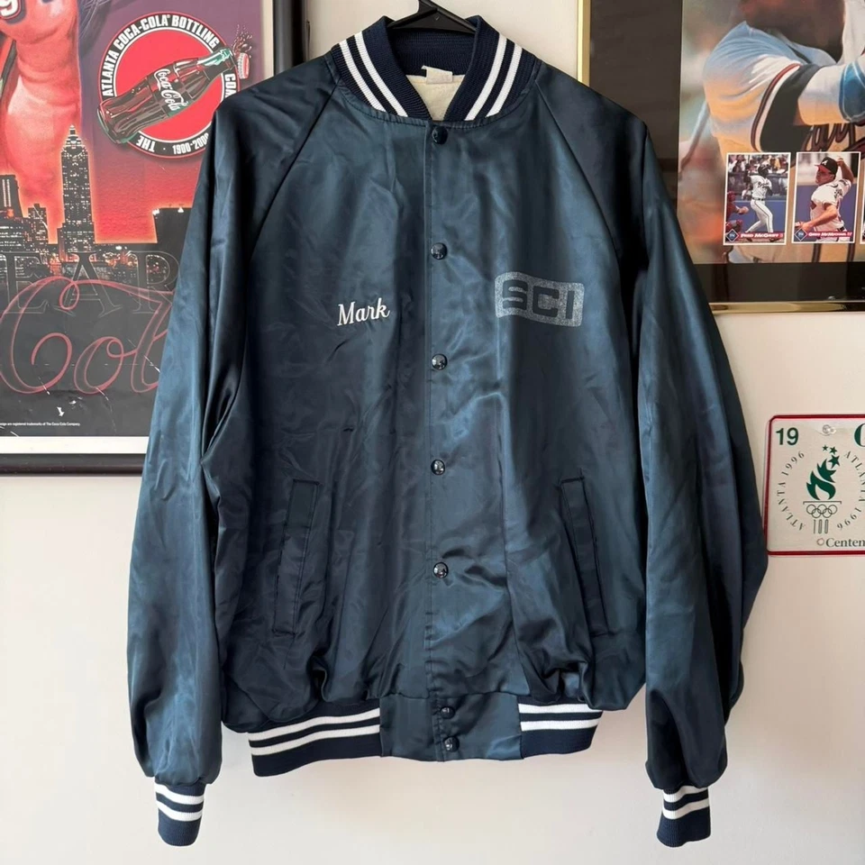 Chaqueta de bombardero SCI vintage años 80 Foto 3 de 4