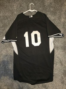 Yoan Moncada Chicago White Sox Black Batting Practice Game Used Jersey Authentic