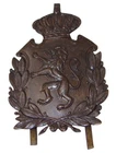 Force Publique Congo Belgian Belgium Hair Badge