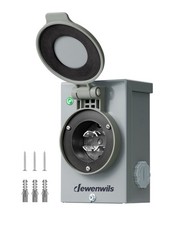 DEWENWILS 30A Generator Inlet Box NEMA L14-30, ETL Listed, Weatherproof