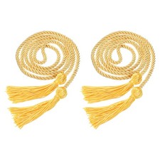 2 Pcs Graduation Cords 69" Long Graduation Tassel Honor Cords, Gold