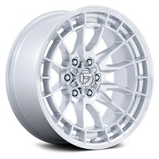 Fuel Fc888 Revolt Wheels 20x10 -18 6x139.7 106.1 Silver Rims Set Of 4