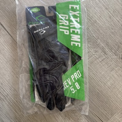 Cutters Rev Pro 5.0 Extreme Grip Football Gloves Black 3XL 