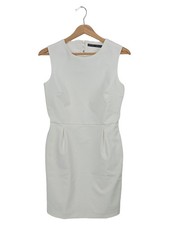 Zara Tubino Donna Bianco Elegante Business Minimalista (IT 40, EU 36, INT S)