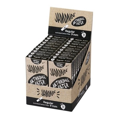 Jammin' Aktivkohlefilter Regular Size 20 Packungen à 10 Stück