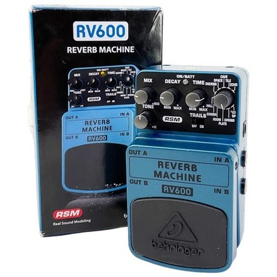 Behringer RV600 Reverb Machine Digital Reverb Modeling Effects Pedal