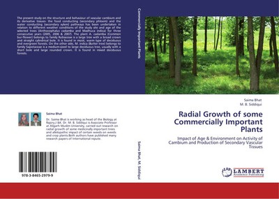Radial Growth of some Commercially Important Plants | Saima Bhat (u. a.) | Buch