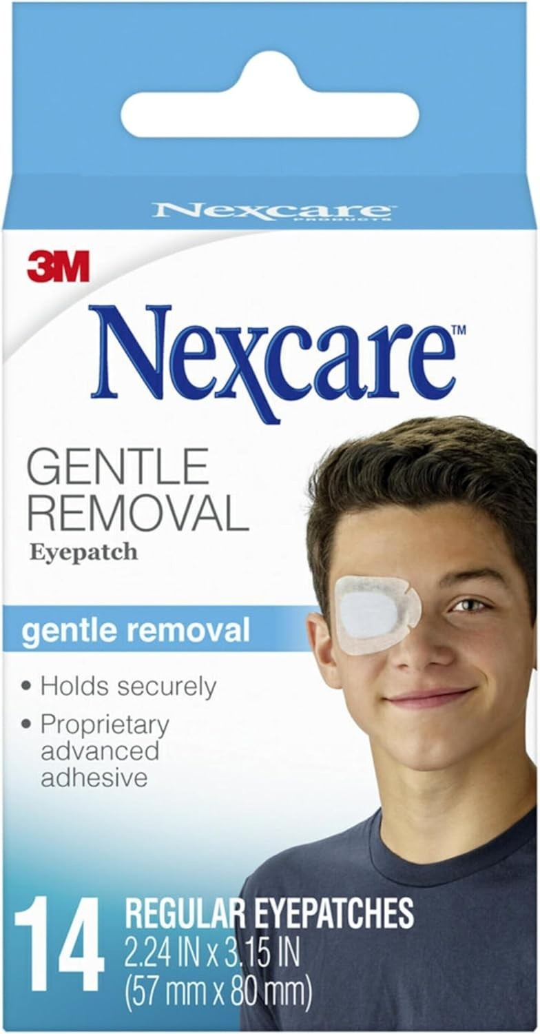Gentle Removal Eye Patch - Hypoallergenic & Repositionable for All-Day Comfort