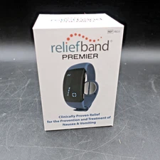 ReliefBand Premier 2.0 Anti-Nausea Wristband -  Blue - Brand NEW Sealed