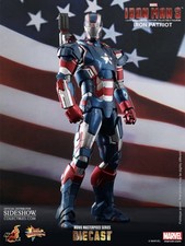 MMS195-D01 Iron Patriot Marvel Iron Man 3 Hot Toys 1 6 Scale Figure NEW