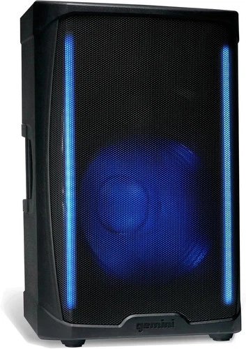 Gemini GD-L215PRO Bluetooth PA Speaker 1300W LED Lights 15" Woofer