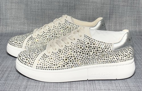 Kate Spade Women's Lift Crystal Lace-Up Sneakers Size 10 - Picture 4 of 8